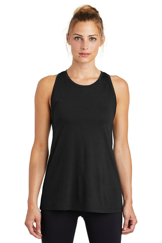 Sport-Tek  Ladies PosiCharge  Tri-Blend Wicking Tank. LST402