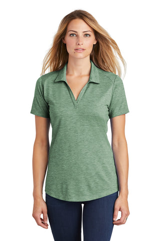 Sport-Tek  Ladies PosiCharge  Tri-Blend Wicking Polo. LST405