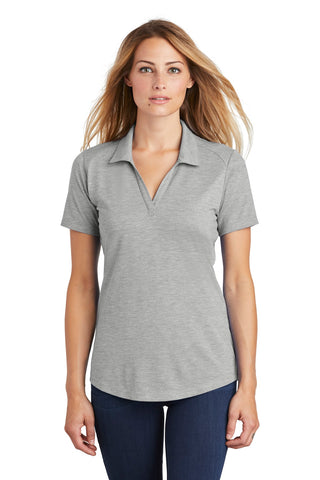 Sport-Tek  Ladies PosiCharge  Tri-Blend Wicking Polo. LST405