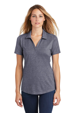 Sport-Tek  Ladies PosiCharge  Tri-Blend Wicking Polo. LST405