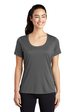 Sport-Tek  Ladies Posi-UV Pro Scoop Neck Tee. LST420