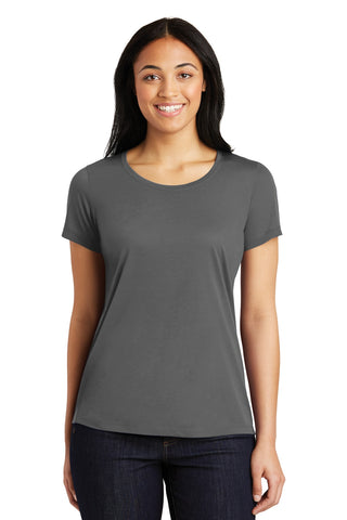 Sport-Tek Ladies PosiCharge Competitor Cotton Touch Scoop Neck Tee. LST450