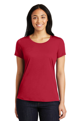 Sport-Tek Ladies PosiCharge Competitor Cotton Touch Scoop Neck Tee. LST450