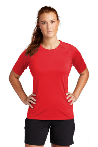 Sport-Tek  Ladies Rashguard Tee. LST470