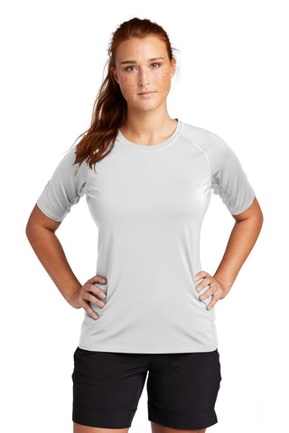 Sport-Tek  Ladies Rashguard Tee. LST470