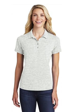 Sport-Tek  Ladies PosiCharge  Electric Heather Polo. LST590