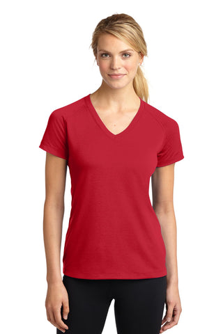 Sport-Tek Ladies Ultimate Performance V-Neck. LST700