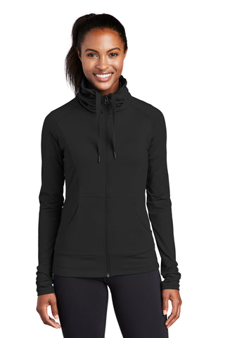 Sport-Tek Ladies Sport-Wick Stretch Full-Zip Jacket. LST852