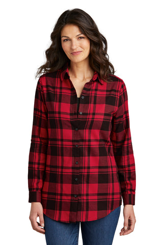 Port Authority Ladies Plaid Flannel Tunic . LW668