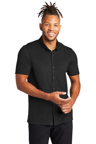 Mercer+Mettle Stretch Pique Full-Button Polo MM1006