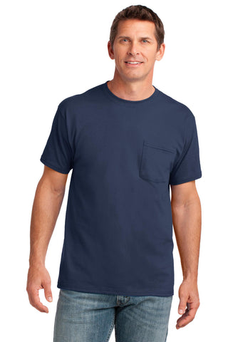 Port & Company ®  Core Cotton Pocket Tee. PC54P