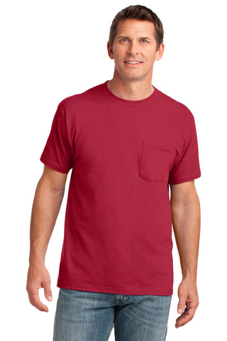 Port & Company ®  Core Cotton Pocket Tee. PC54P