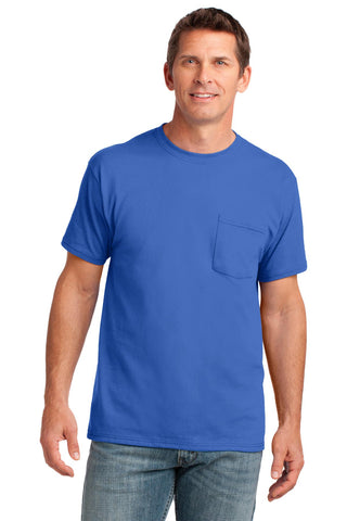 Port & Company ®  Core Cotton Pocket Tee. PC54P