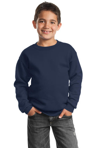 Port & Company ®  Youth Core Fleece Crewneck Sweatshirt.  PC90Y