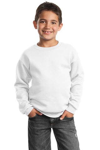Port & Company ®  Youth Core Fleece Crewneck Sweatshirt.  PC90Y