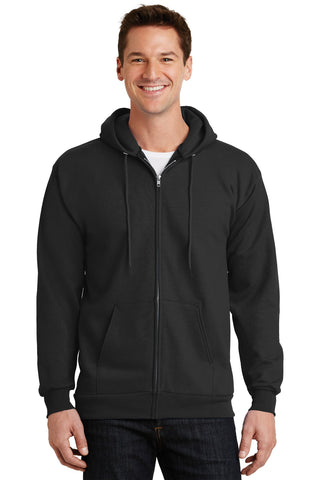 Port & Company ®  Essential Fleece Full-Zip Hooded Sweatshirt.  PC90ZH