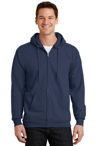 Port & Company ®  Essential Fleece Full-Zip Hooded Sweatshirt.  PC90ZH