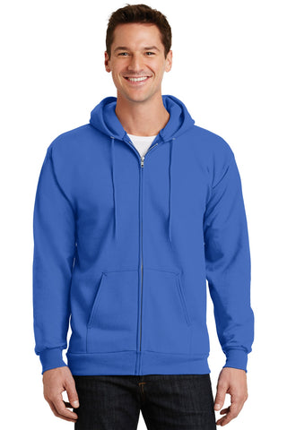 Port & Company ®  Essential Fleece Full-Zip Hooded Sweatshirt.  PC90ZH
