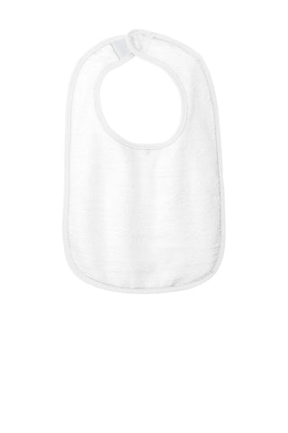 Rabbit Skins ™  Infant Contrast Trim Terry Bib. RS1003