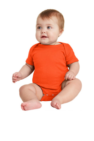 Rabbit Skins ™  Infant Short Sleeve Baby Rib Bodysuit. RS4400