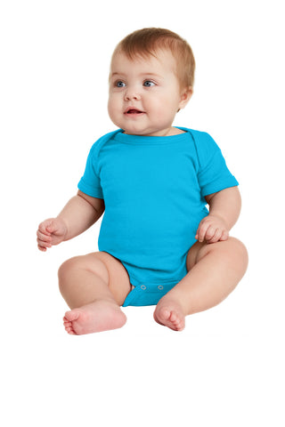Rabbit Skins ™  Infant Short Sleeve Baby Rib Bodysuit. RS4400