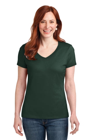 Hanes ®  Women's Perfect-T Cotton V-Neck T-Shirt. S04V