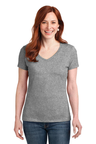Hanes ®  Women's Perfect-T Cotton V-Neck T-Shirt. S04V