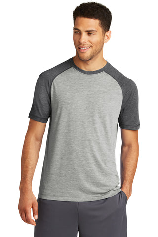 Sport-Tek  ®  PosiCharge  ®  Tri-Blend Wicking Raglan Tee. ST400