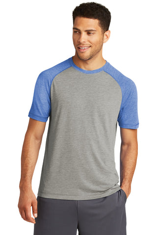Sport-Tek  ®  PosiCharge  ®  Tri-Blend Wicking Raglan Tee. ST400