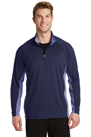Sport-Tek ®  Sport-Wick ®  Stretch Contrast 1/4-Zip Pullover. ST854