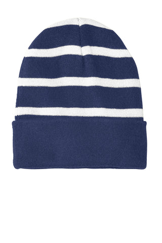 Sport-Tek ®  Striped Beanie with Solid Band. STC31