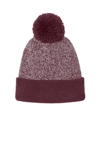 Sport-Tek ®  Halftime Heather Pom Beanie STC68