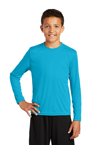 Sport-Tek ®  Youth Long Sleeve PosiCharge ®  Competitor™ Tee. YST350LS