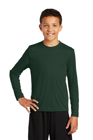 Sport-Tek ®  Youth Long Sleeve PosiCharge ®  Competitor™ Tee. YST350LS