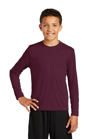 Sport-Tek ®  Youth Long Sleeve PosiCharge ®  Competitor™ Tee. YST350LS