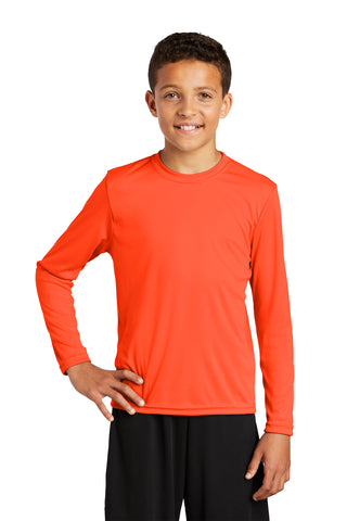 Sport-Tek ®  Youth Long Sleeve PosiCharge ®  Competitor™ Tee. YST350LS