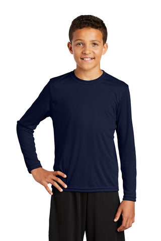 Sport-Tek ®  Youth Long Sleeve PosiCharge ®  Competitor™ Tee. YST350LS