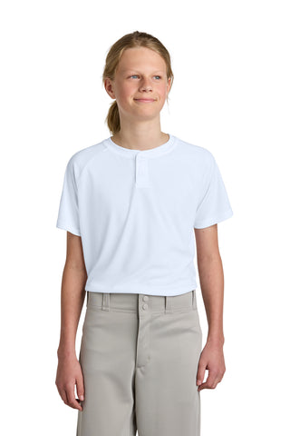 Sport-Tek ®  Youth PosiCharge ®  Competitor ™  2-Button Henley YST359