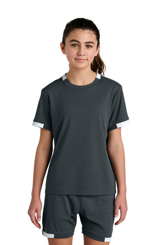 Sport-Tek ®  Youth Club Short Sleeve Crew YST440